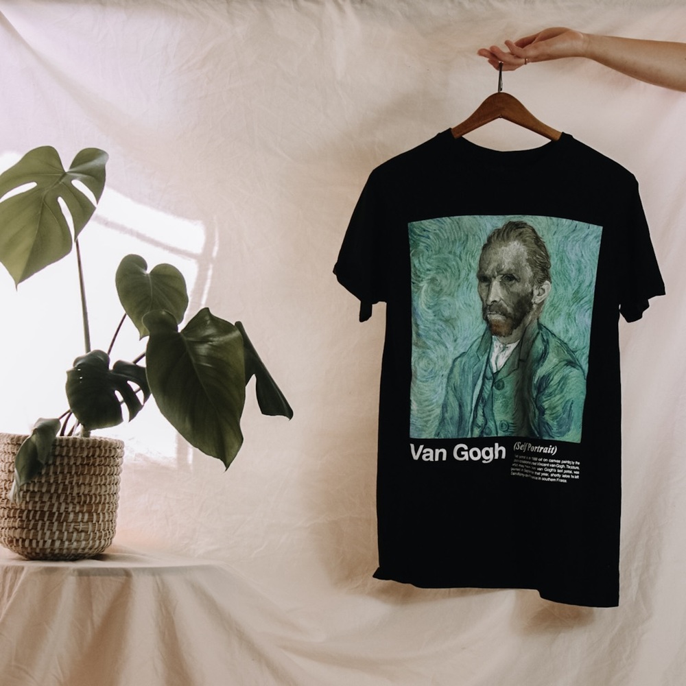 Van Gogh Self Portrait Art Tee - image 1